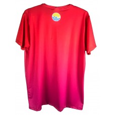 CAMISETA BEACH.ME - VERMELHA/ROSA